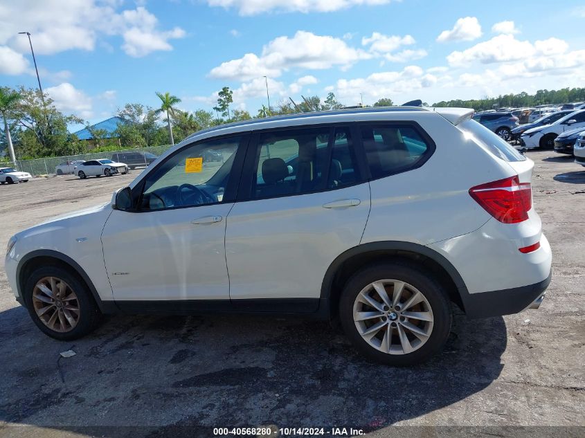 2017 BMW X3 xDrive28I VIN: 5UXWX9C56H0T13372 Lot: 40568280