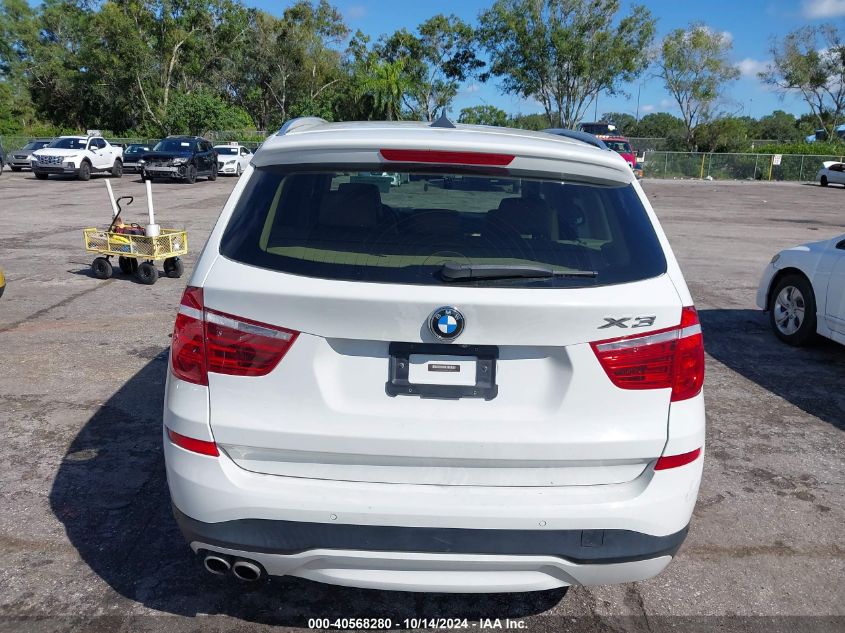 2017 BMW X3 xDrive28I VIN: 5UXWX9C56H0T13372 Lot: 40568280