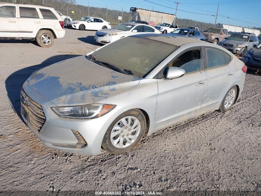 VIN 5NPD74LFXHH193339 2017 Hyundai Elantra, SE no.2