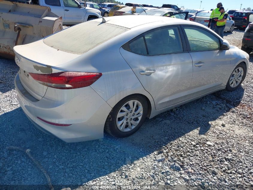 VIN 5NPD74LFXHH193339 2017 Hyundai Elantra, SE no.4