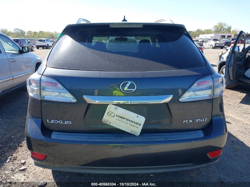 2010 Lexus Rx 350 VIN: 2T2BK1BA6AC035885 Lot: 40568304