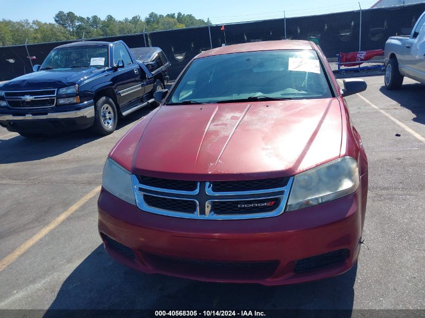 2014 Dodge Avenger Se VIN: 1C3CDZAG4EN219544 Lot: 40568305