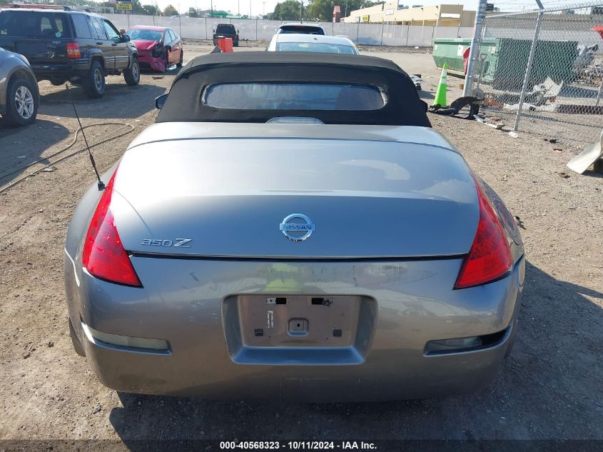 2008 Nissan 350Z Enthusiast VIN: JN1BZ36A18M850811 Lot: 40568323