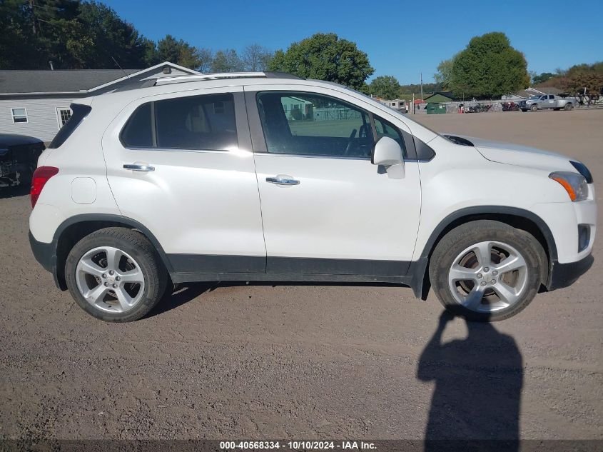 2015 Chevrolet Trax Ltz VIN: KL7CJTSB1FB261125 Lot: 40568334