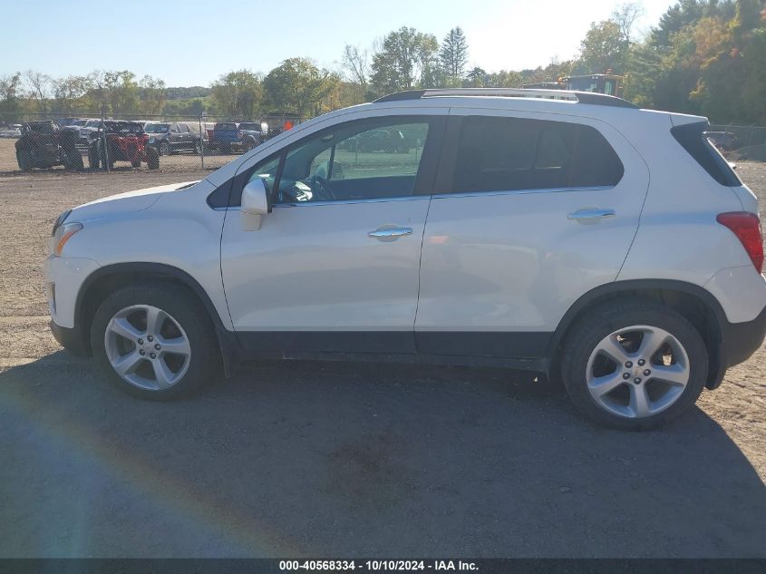 2015 Chevrolet Trax Ltz VIN: KL7CJTSB1FB261125 Lot: 40568334