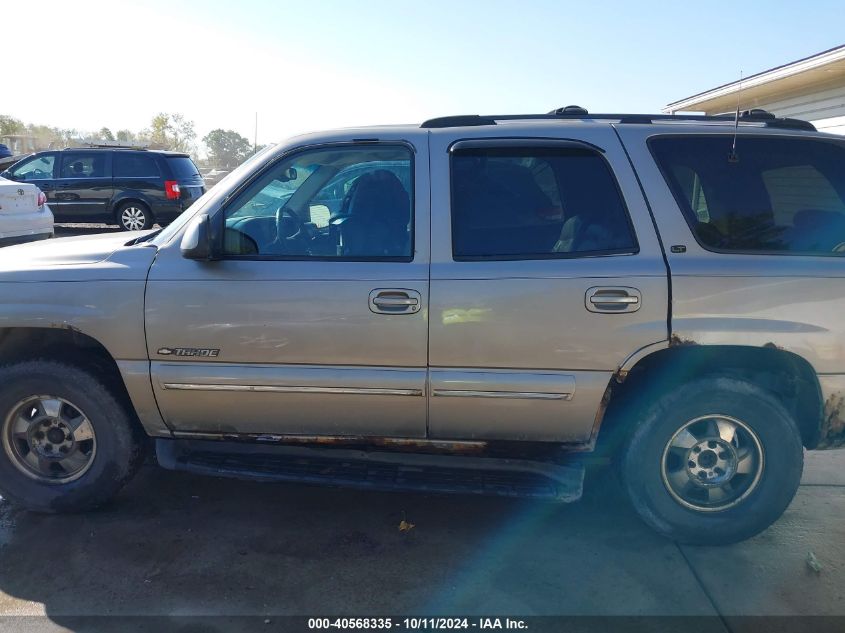 1GNEK13T31J105341 2001 Chevrolet Tahoe Lt