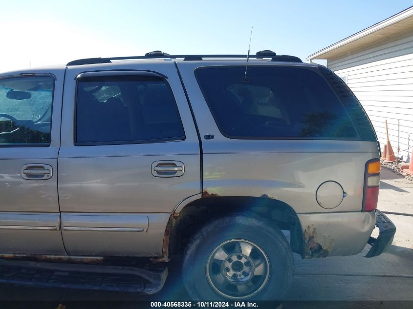 2001 Chevrolet Tahoe Lt VIN: 1GNEK13T31J105341 Lot: 40568335