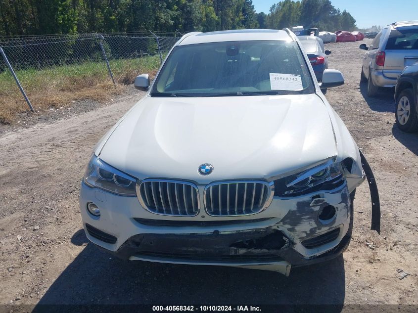 2017 BMW X3 XDRIVE28I - 5UXWX9C57H0T14126