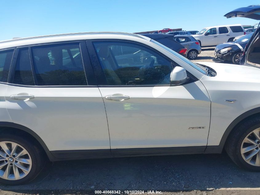 2017 BMW X3 XDRIVE28I - 5UXWX9C57H0T14126