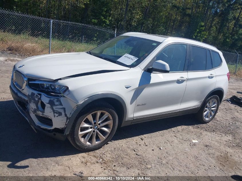 2017 BMW X3 XDRIVE28I - 5UXWX9C57H0T14126