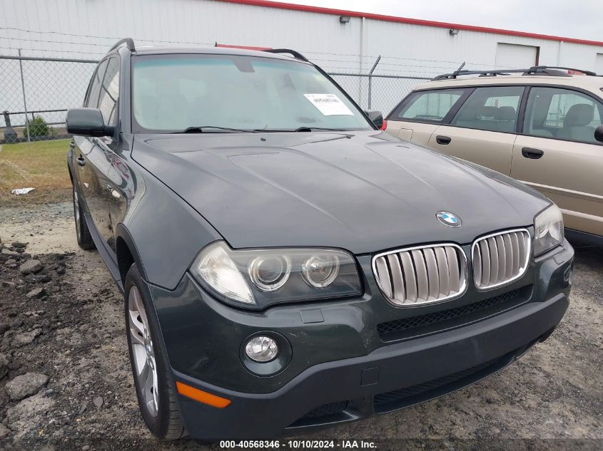 2007 BMW X3 3.0Si VIN: WBXPC93487WF12322 Lot: 40568346