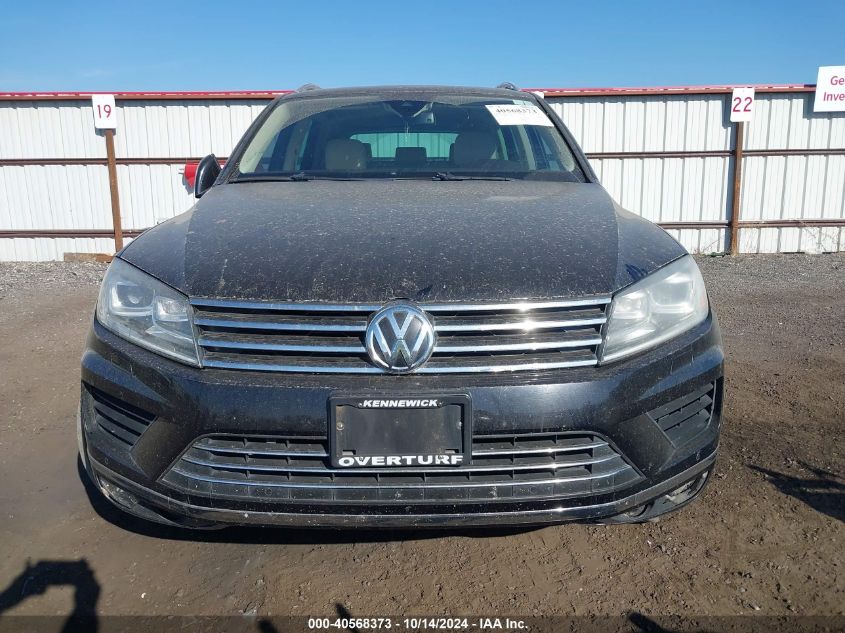 2016 VOLKSWAGEN TOUAREG VR6 LUX - WVGEF9BP9GD011581
