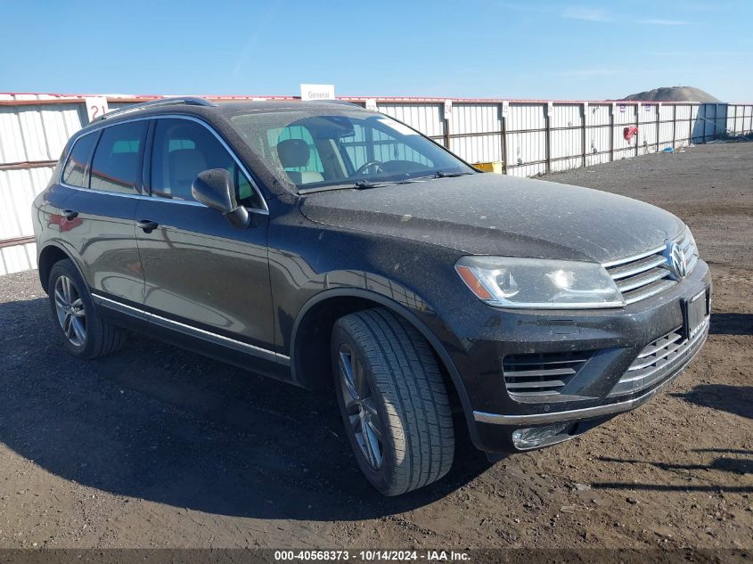 2016 VOLKSWAGEN TOUAREG VR6 LUX - WVGEF9BP9GD011581