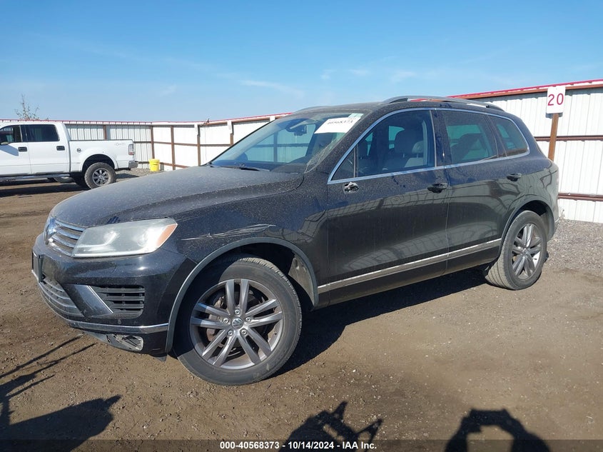 2016 VOLKSWAGEN TOUAREG VR6 LUX - WVGEF9BP9GD011581