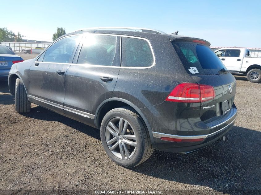 2016 Volkswagen Touareg Vr6 Lux VIN: WVGEF9BP9GD011581 Lot: 40568373