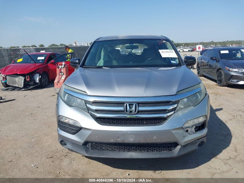 5FNYF5H15HB039594 2017 Honda Pilot Lx