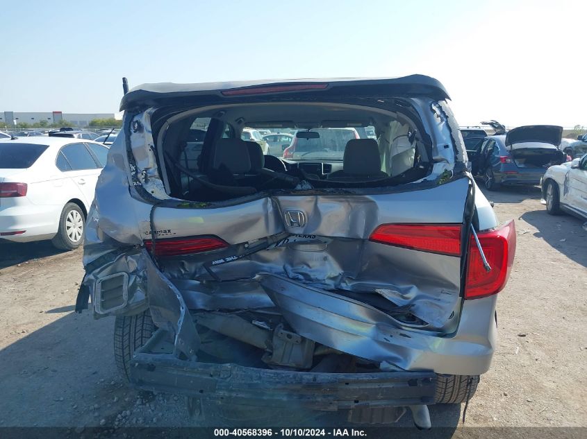 5FNYF5H15HB039594 2017 Honda Pilot Lx