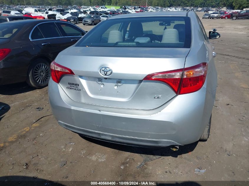 2017 Toyota Corolla Le VIN: 5YFBURHE5HP722762 Lot: 40568400