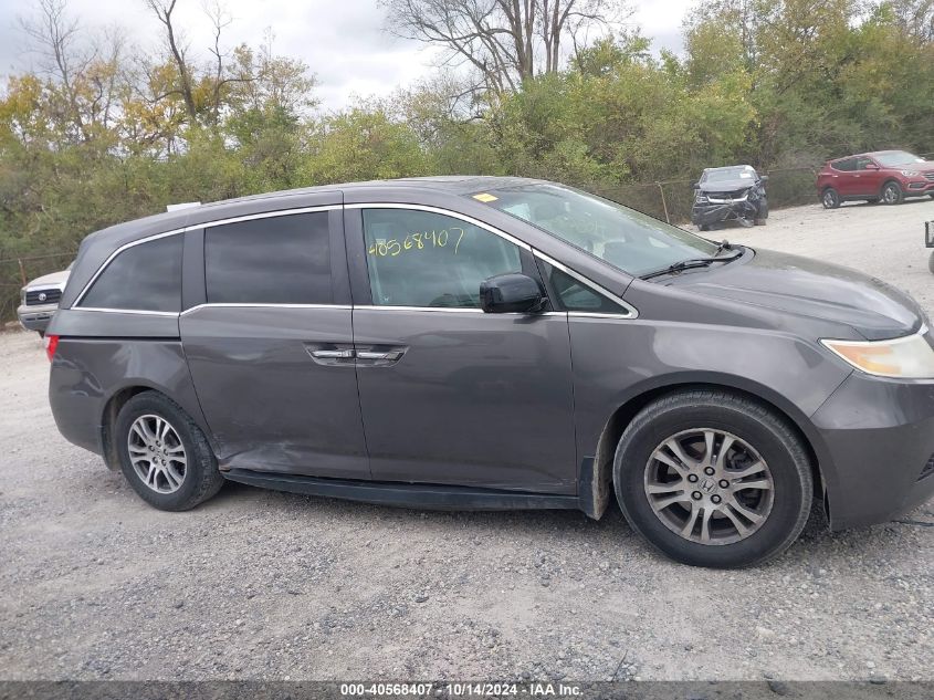 2012 Honda Odyssey Ex-L VIN: 5FNRL5H67CB145496 Lot: 40568407