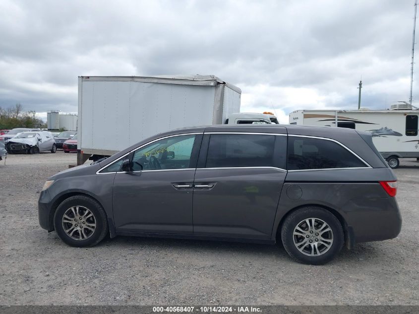 2012 Honda Odyssey Ex-L VIN: 5FNRL5H67CB145496 Lot: 40568407