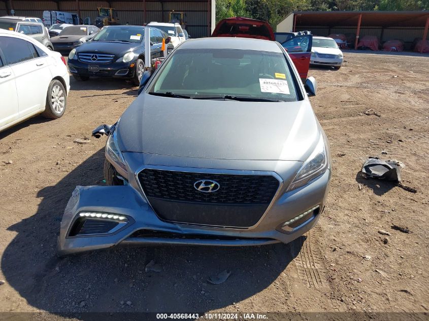 2017 Hyundai Sonata Hybrid Se VIN: KMHE24L36HA072397 Lot: 40568443