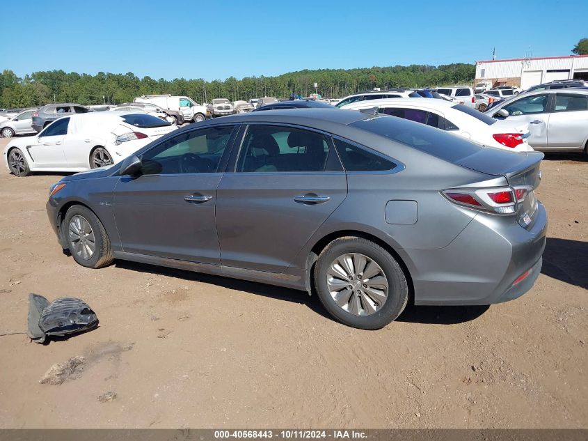 2017 Hyundai Sonata Hybrid Se VIN: KMHE24L36HA072397 Lot: 40568443