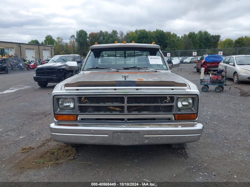 1B7ME3656KS183242 1989 Dodge D-Series D300/D350