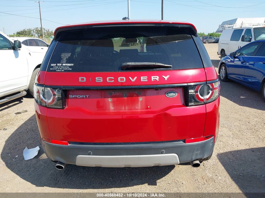 2015 Land Rover Discovery Sport Hse VIN: SALCR2BG4FH544223 Lot: 40568452