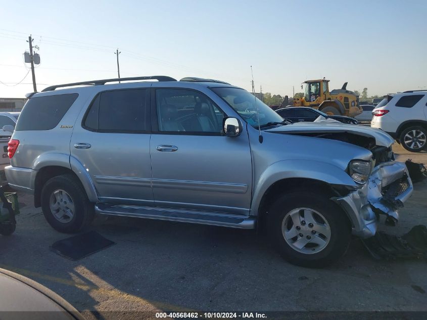 2001 Toyota Sequoia Limited VIN: 5TDZT38A51S051408 Lot: 40568462