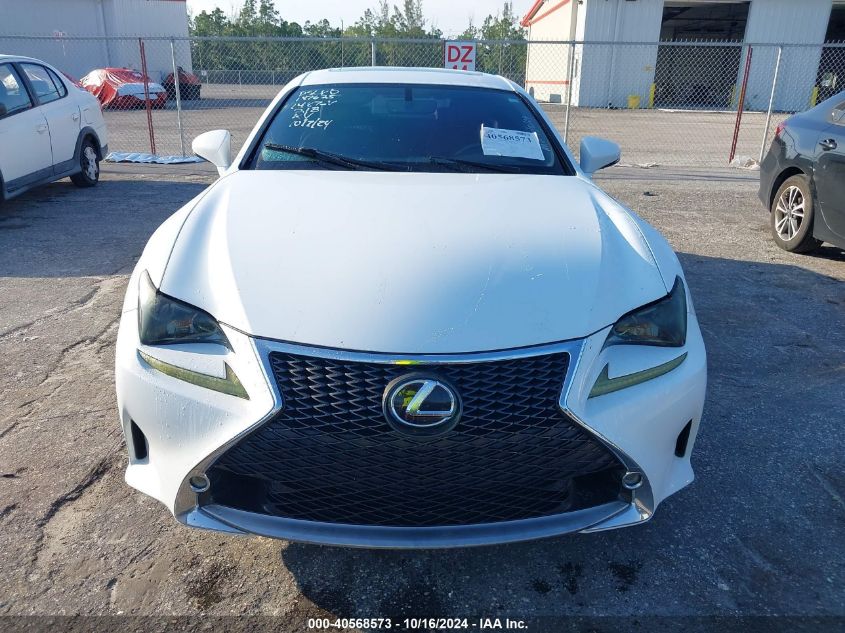 2015 Lexus Rc 350 VIN: JTHHE5BC9F5001487 Lot: 40568573