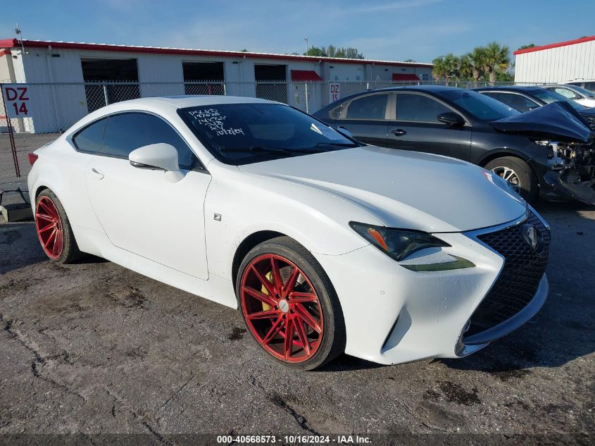 VIN JTHHE5BC9F5001487 2015 Lexus RC, 350 no.1