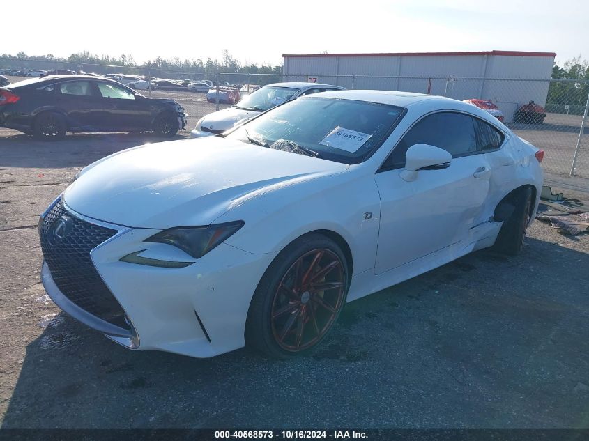 VIN JTHHE5BC9F5001487 2015 Lexus RC, 350 no.2