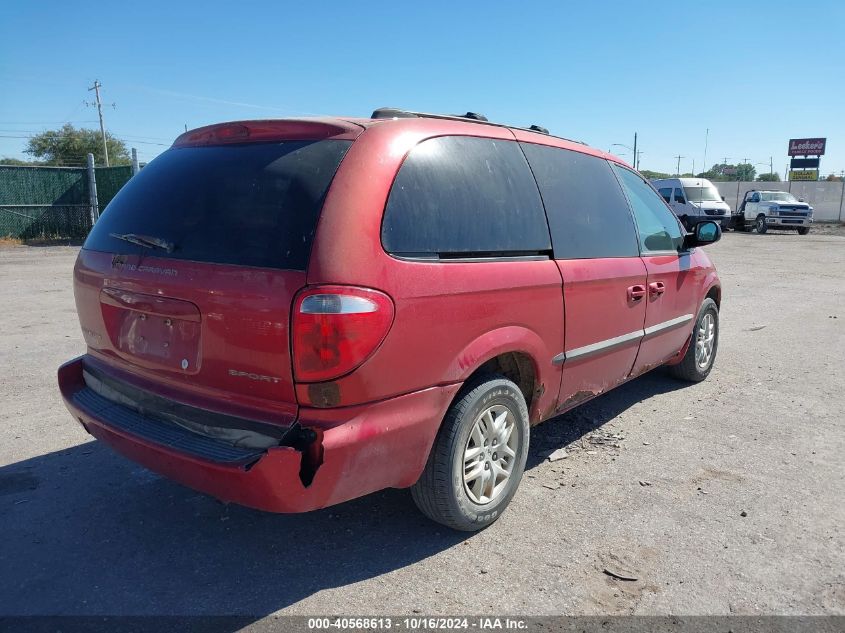 2002 Dodge Grand Caravan Sport VIN: 1B8GP44312B573093 Lot: 40568613