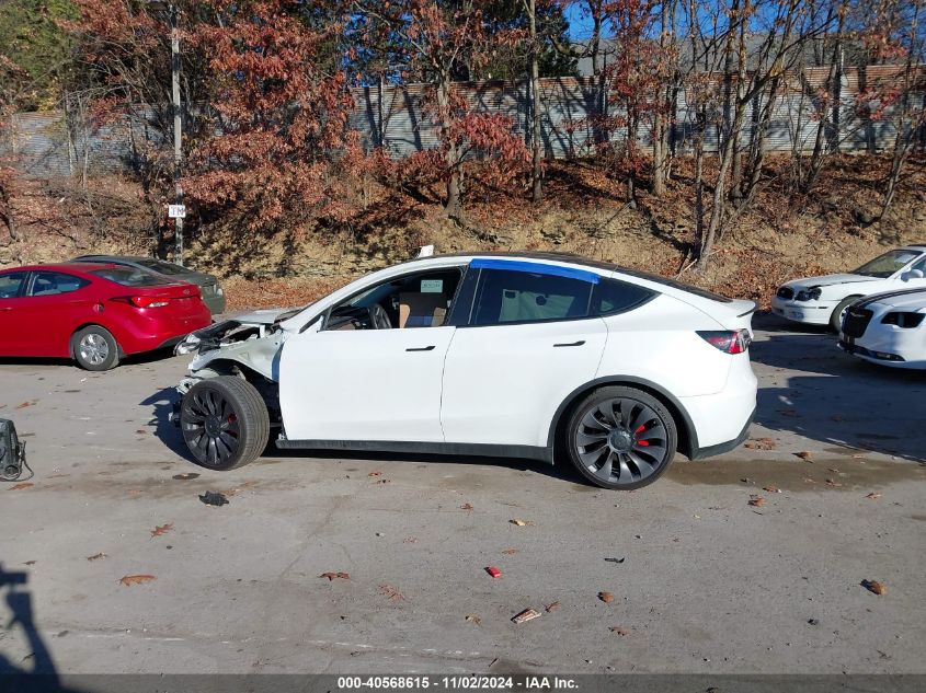 2020 Tesla Model Y Long Range Dual Motor All-Wheel Drive/Performance Dual Motor All-Wheel Drive VIN: 5YJYGDEF1LF050009 Lot: 40568615