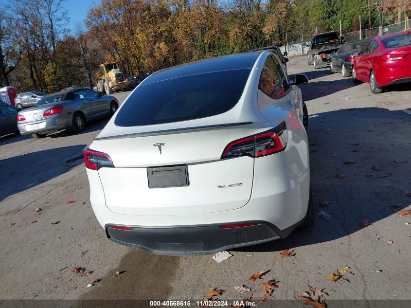 2020 Tesla Model Y Long Range Dual Motor All-Wheel Drive/Performance Dual Motor All-Wheel Drive VIN: 5YJYGDEF1LF050009 Lot: 40568615