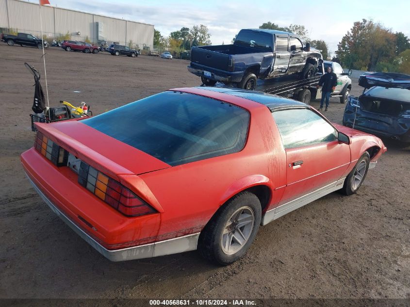 1987 Chevrolet Camaro VIN: 1G1FP21F7HN125959 Lot: 40568631