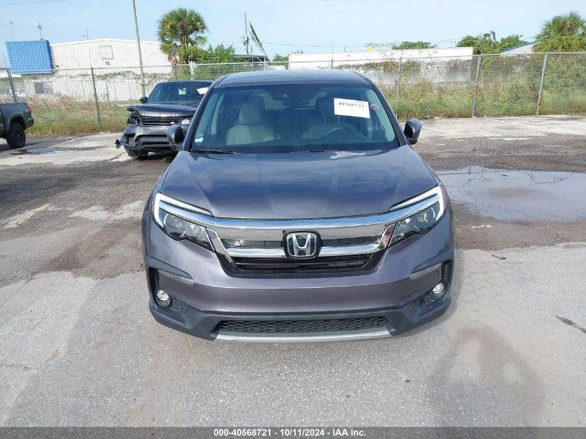 2019 Honda Pilot Ex VIN: 5FNYF5H30KB043464 Lot: 40568721