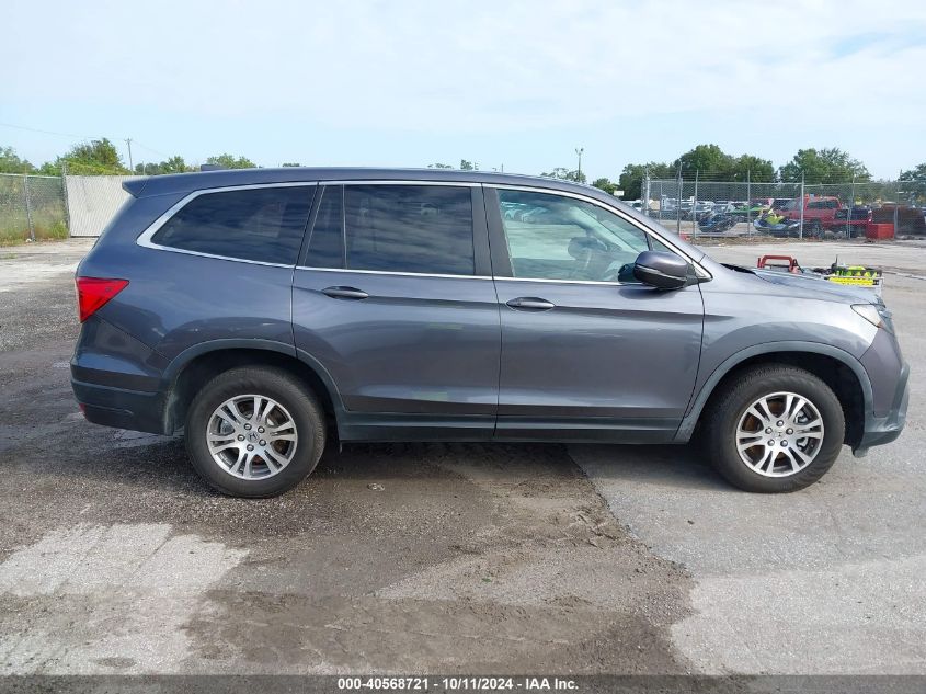 2019 Honda Pilot Ex VIN: 5FNYF5H30KB043464 Lot: 40568721