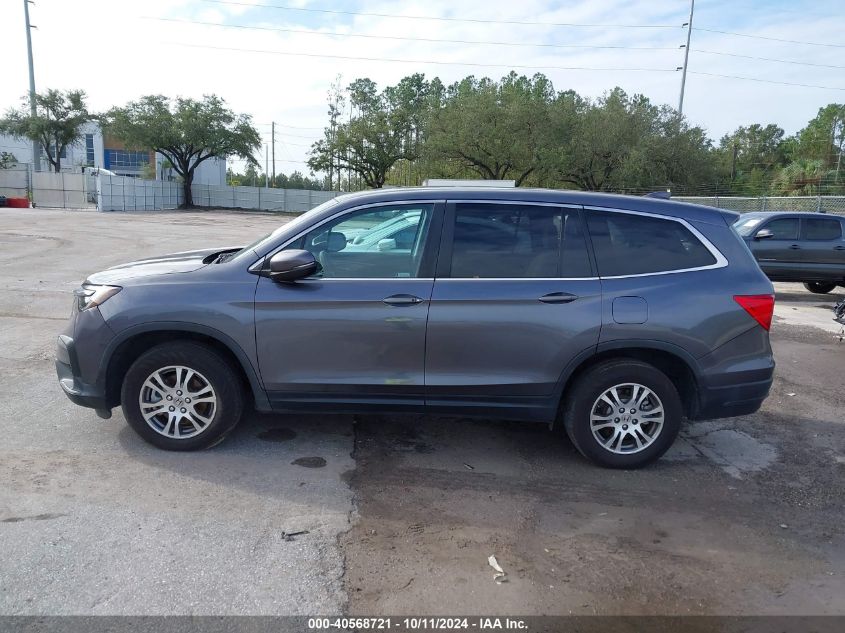 2019 Honda Pilot Ex VIN: 5FNYF5H30KB043464 Lot: 40568721