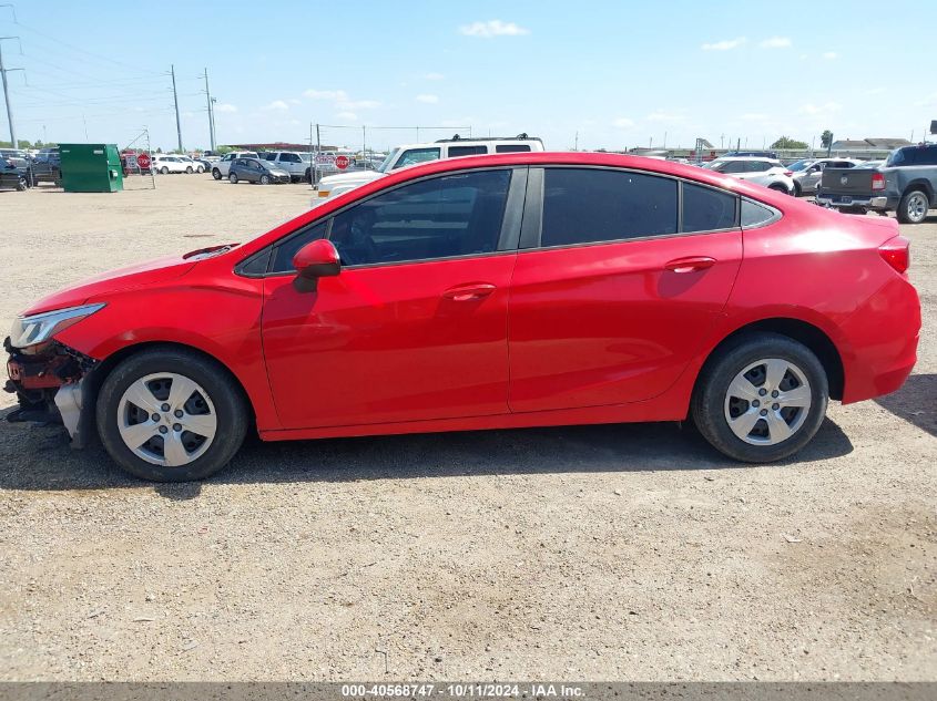 2017 Chevrolet Cruze Ls Auto VIN: 1G1BC5SM8H7115910 Lot: 40568747