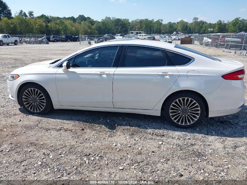 2017 Ford Fusion Se VIN: 3FA6P0HD7HR174842 Lot: 40568770