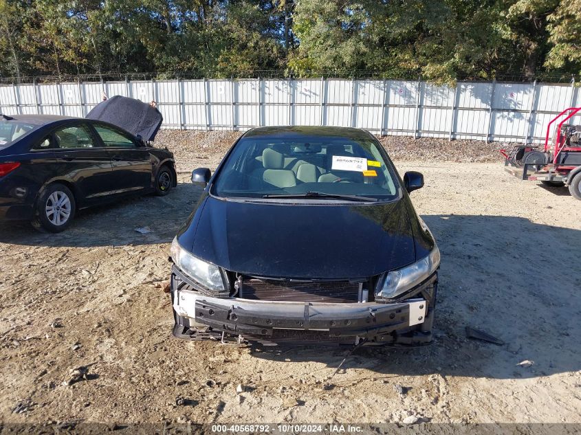 2013 Honda Civic Lx VIN: 2HGFB2F52DH517063 Lot: 40568792