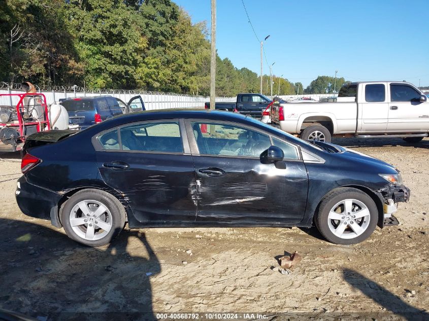 2013 Honda Civic Lx VIN: 2HGFB2F52DH517063 Lot: 40568792