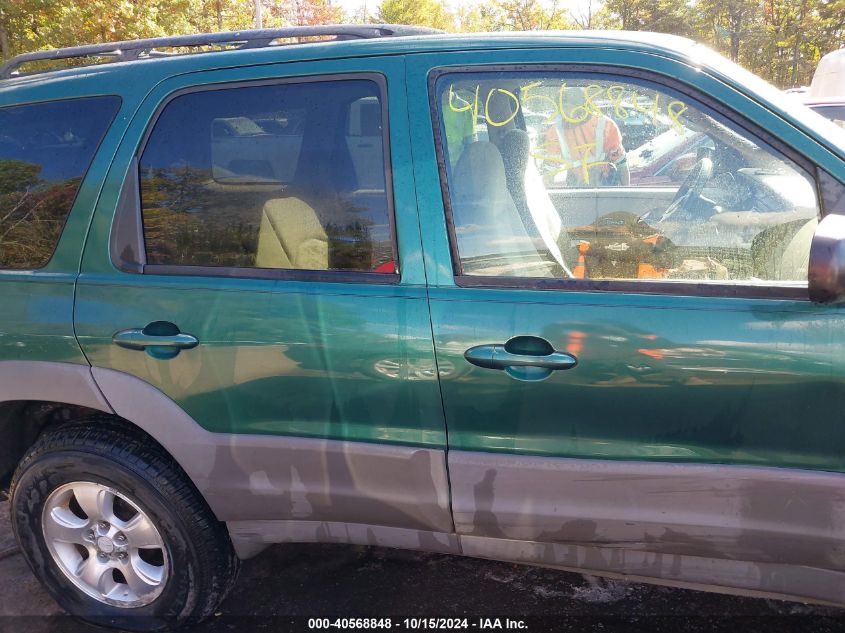 2001 Mazda Tribute Dx VIN: 4F2YU06161KM45940 Lot: 40568848