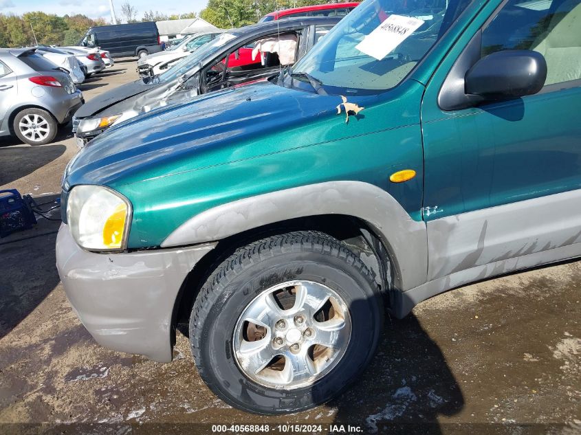 2001 Mazda Tribute Dx VIN: 4F2YU06161KM45940 Lot: 40568848