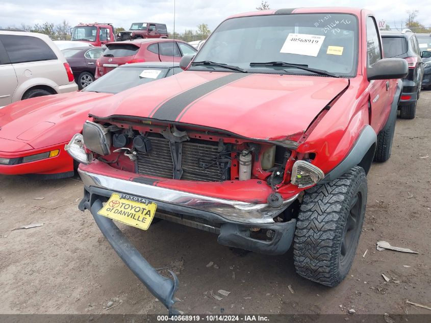 2001 Toyota Tacoma Prerunner VIN: 5TENM92N61Z725126 Lot: 40568919