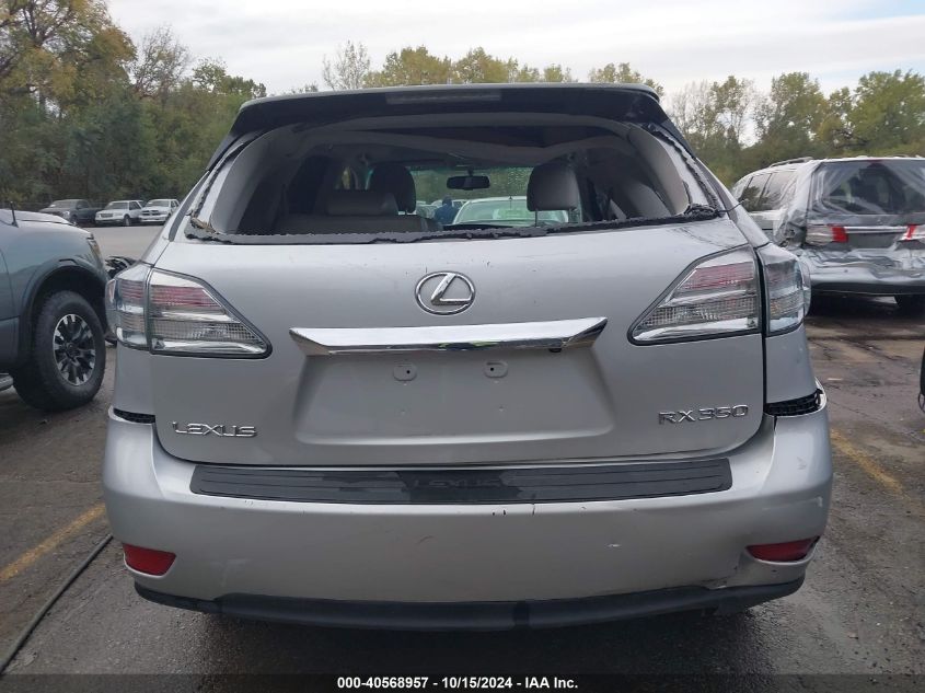 2010 Lexus Rx 350 VIN: 2T2BK1BA7AC072380 Lot: 40568957