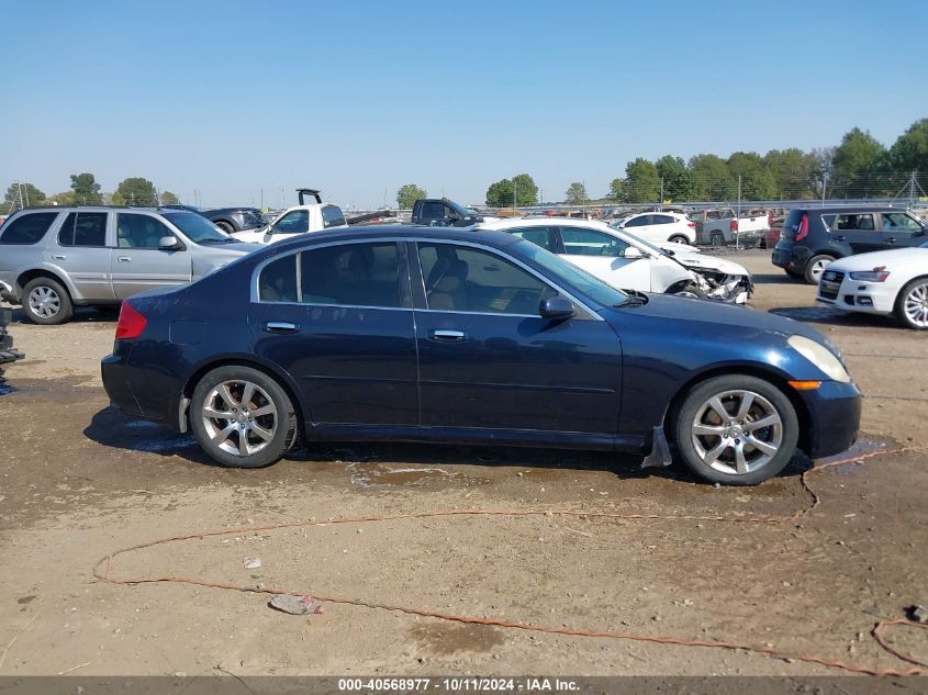 2005 Infiniti G35 VIN: JNKCV51EX5M214014 Lot: 40568977