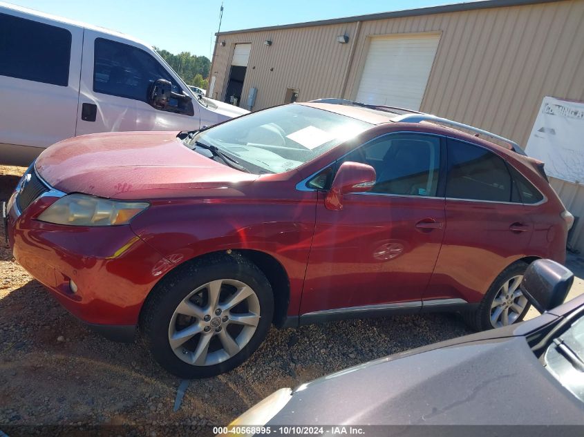 2010 Lexus Rx 350 VIN: JTJZK1BA8A2000845 Lot: 40568995