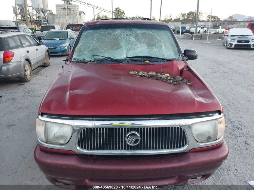 2000 Mercury Mountaineer VIN: 4M2ZU86P3YUJ02602 Lot: 40569020